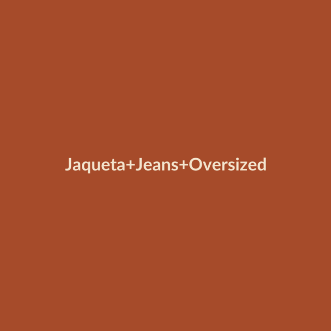 Jaqueta Jeans Oversized