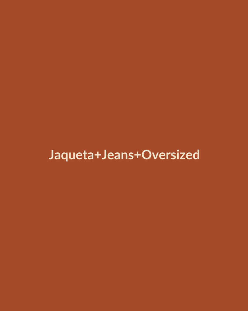 Jaqueta Jeans Oversized